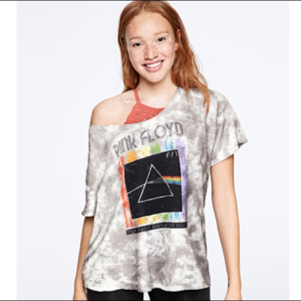 Victoria Secret PINK Short Sleeve Band Tee